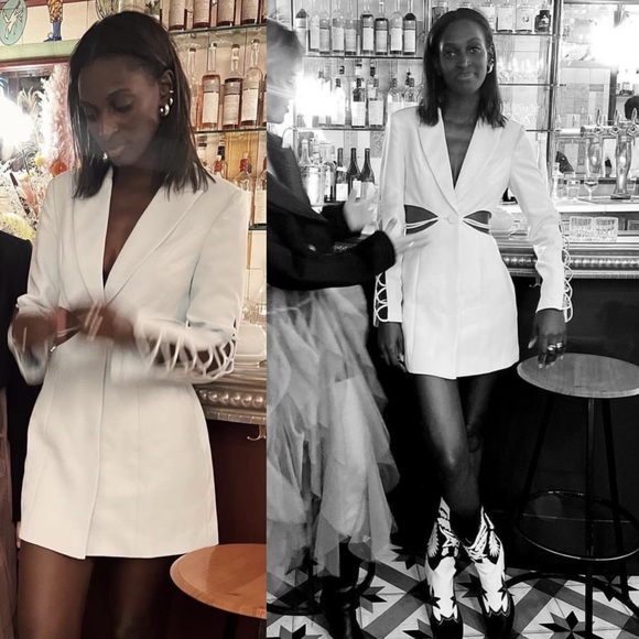 BOSKEMPER BEA BLAZER DRESS MINI in ecru/beige XS - Picture 12 of 17